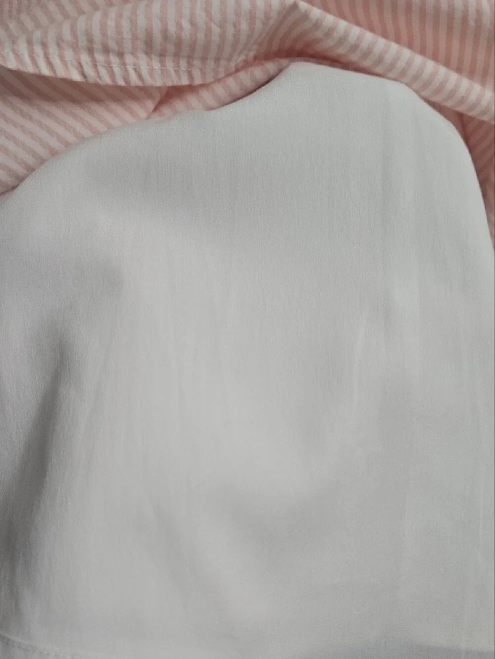 #281.Ann Taylor Factory Pink Striped V-Neck Flared Pockets Midi Dress - Picture 7 of 8